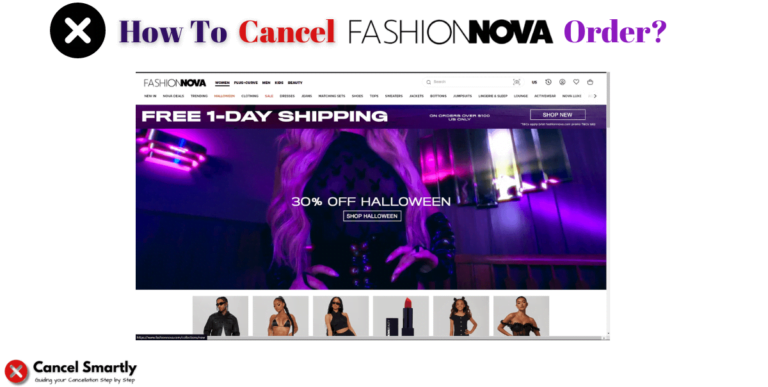 Cancel Fashion Nova Order