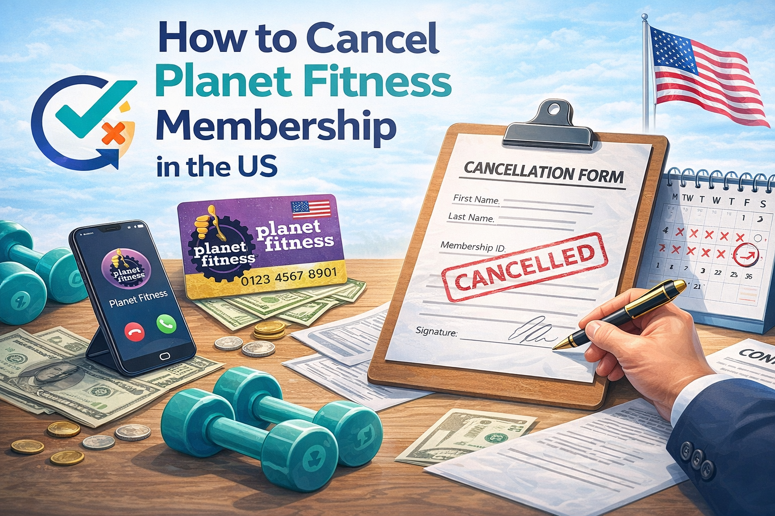 Canceling a Planet Fitness membership in